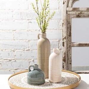 Charming Sullivans Ceramic Jug Vase Set for Farmhouse Decor