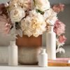 Chic Sullivans White Ceramic Vase Set for Farmhouse Decor