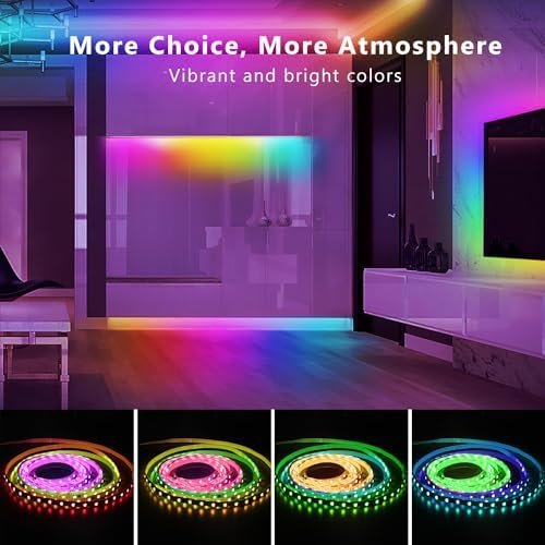 DAYBETTER RGB Smart IC LED Strip Lights for Vibrant Decor