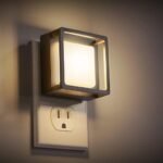 DORESshop Dimmable LED Night Lights with Dusk-to-Dawn Sensor