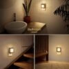 DORESshop Dimmable LED Night Lights with Dusk-to-Dawn Sensor