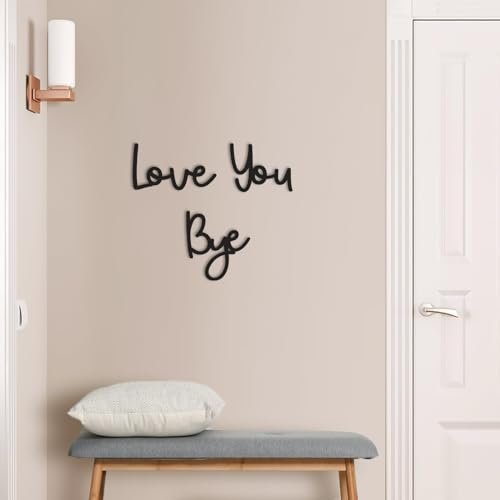 Dripykiaa Love You Bye Wall Sign - Boho Home Decor