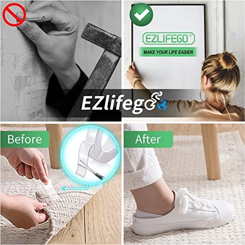 EZlifego Heavy Duty Double Sided Nano Tape - 16.5FT