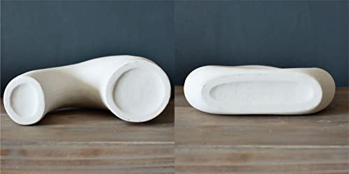 Modern Ceramic Donut Vases - Set of 2